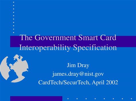 government smart card interagency advisory board|ITL Bulletin Overview: The Government Smart Card .